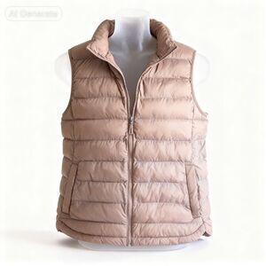 32° Heat Ultralight Down Puffer Vest Medium Rust Brown New Outdoor Layering